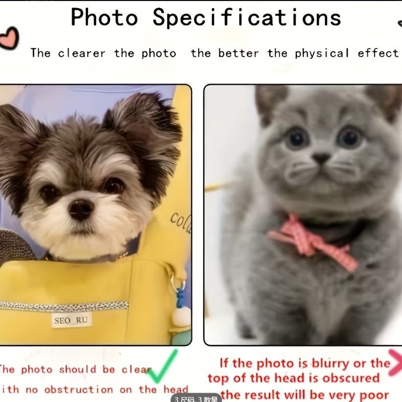 Custom Irregular Pet Acrylic S - Pet Portrait Custom 评论和价格