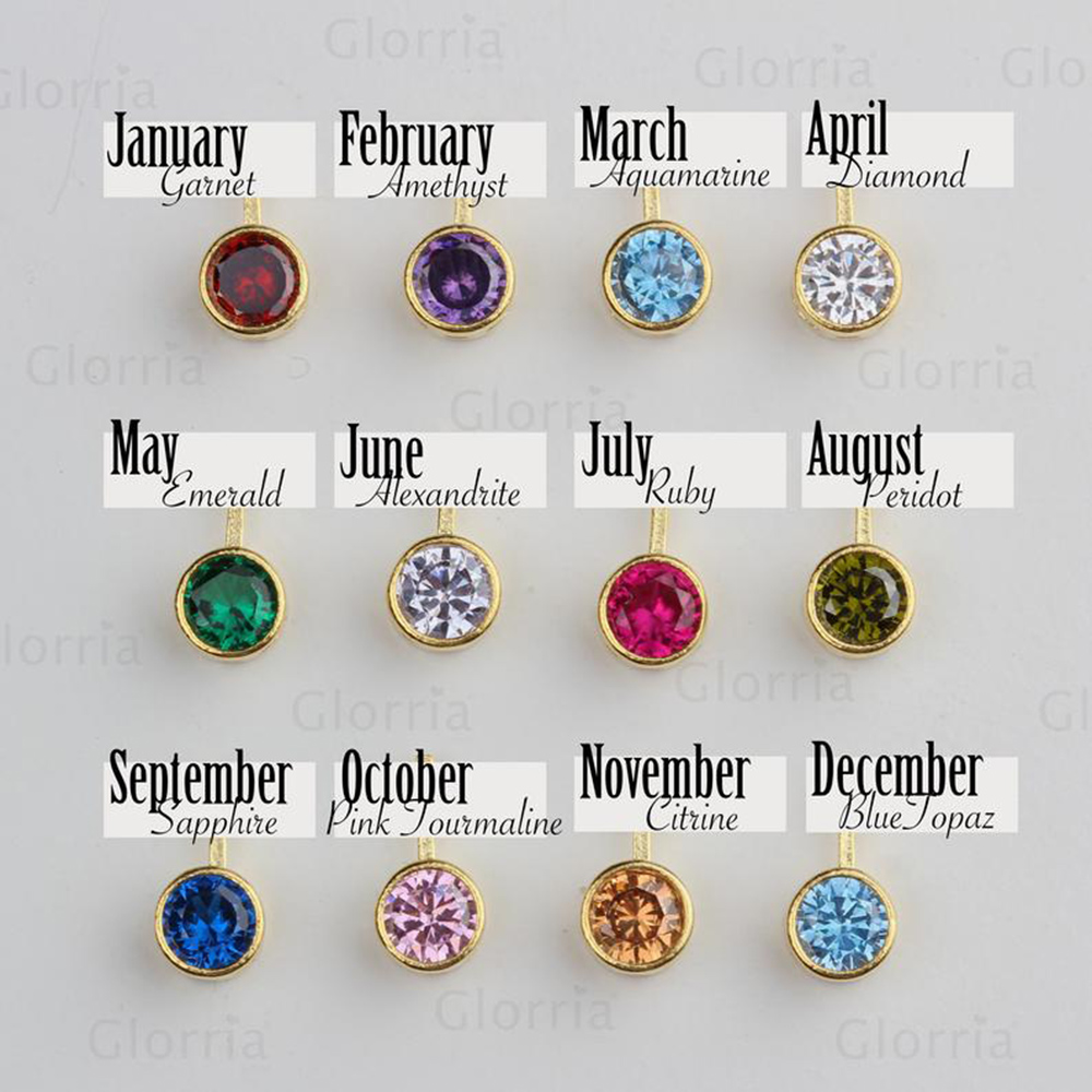 Customized Birth Moon Flower S - Birth Flower Necklace 评论和价格